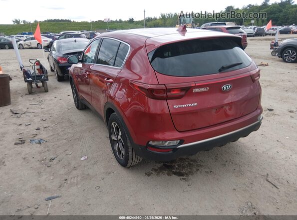 KNDPMCAC8L7654866 2020 KIA SPORTAGE Red უკანა მარცხენა