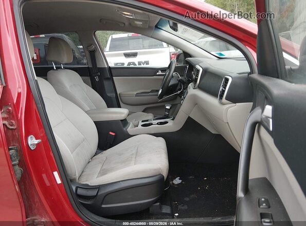 KNDPMCAC8L7654866 2020 KIA SPORTAGE Red წინა სალონის ხედი