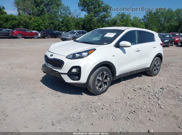KNDPMCAC8N7981724 2022 KIA SPORTAGE White Առջևի ձախ երեք քառորդ տեսարան