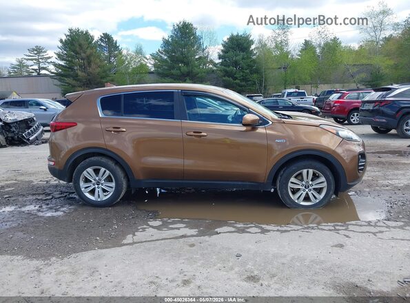 KNDPMCAC9H7113879 2017 KIA SPORTAGE Коричневый Панорамный вид салона 360°