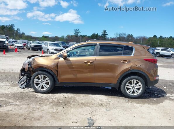 KNDPMCAC9H7113879 2017 KIA SPORTAGE Коричневый 