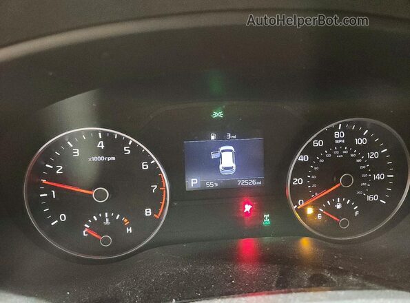 KNDPMCAC9N7983756 2022 KIA SPORTAGE White Instrument cluster view