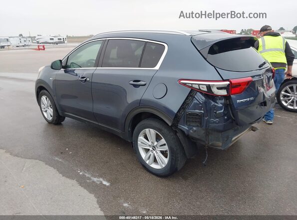KNDPMCACXH7240009 2017 KIA SPORTAGE Blue Rear left