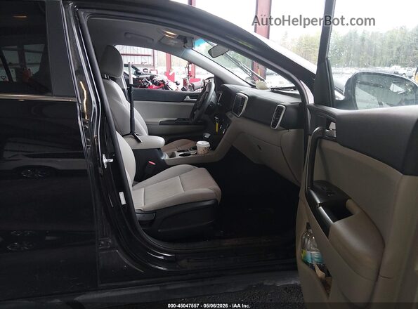 KNDPMCACXM7892753 2021 KIA SPORTAGE Black Вид салону спереду