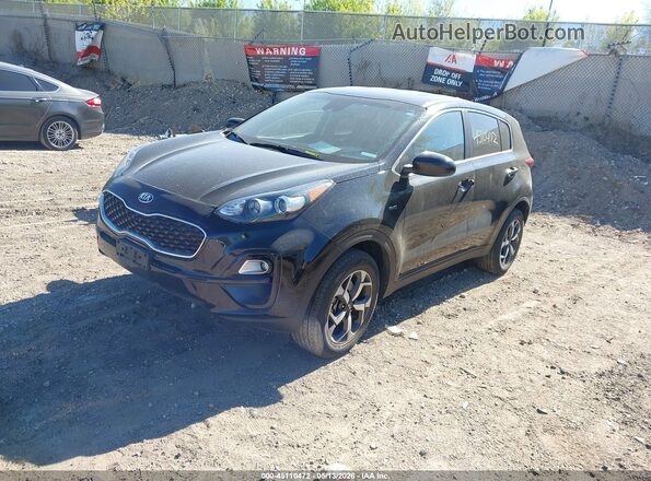 KNDPMCACXN7015181 2022 KIA SPORTAGE Black Передня ліва чверть
