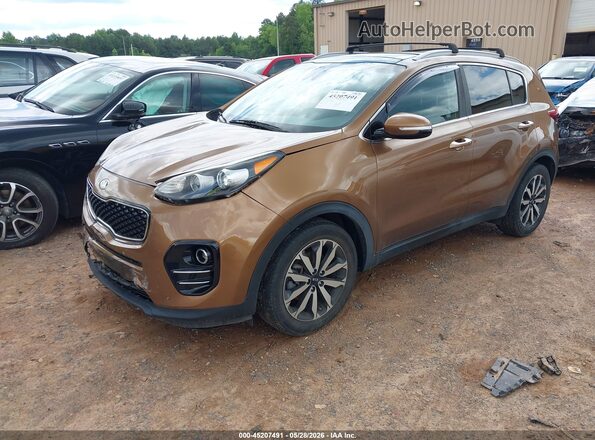 KNDPN3AC0H7032847 2017 KIA SPORTAGE Brown Przód lewy