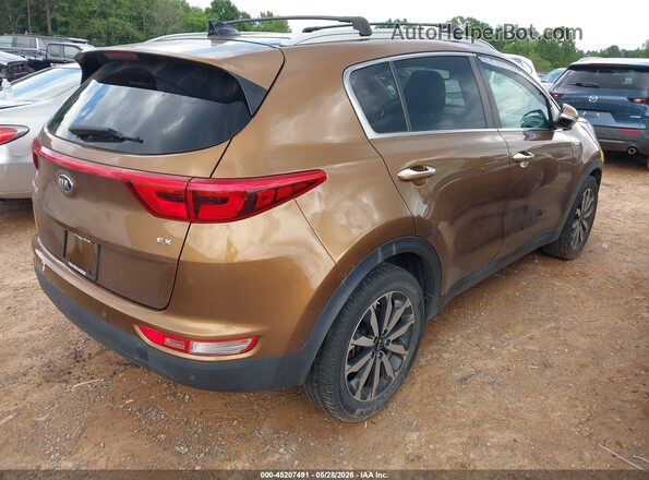 KNDPN3AC0H7032847 2017 KIA SPORTAGE Brown Tył prawy