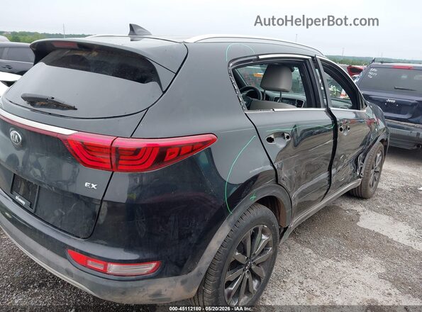 KNDPN3AC2J7466337 2018 KIA SPORTAGE Черный Вид спереди