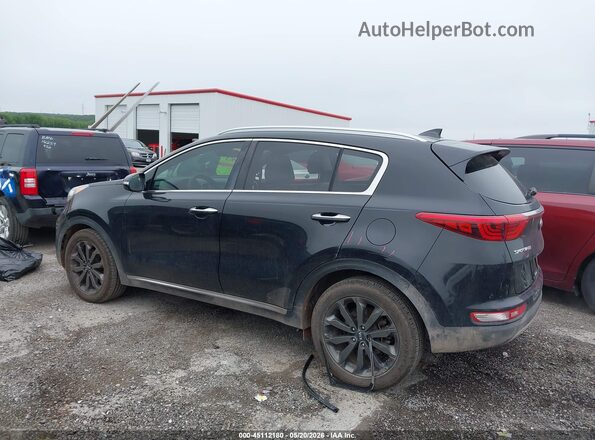 KNDPN3AC2J7466337 2018 KIA SPORTAGE Черный Задняя левая четверть