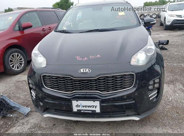 KNDPN3AC2J7466337 2018 KIA SPORTAGE Черный Вид щитка приборов