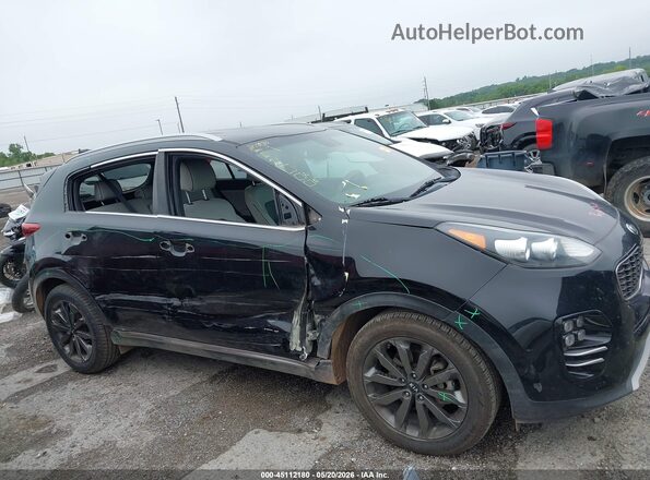 KNDPN3AC2J7466337 2018 KIA SPORTAGE Черный Вид задней части салона