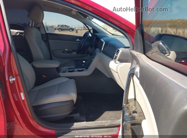 KNDPN3AC2L7684636 2020 KIA SPORTAGE Красный Вид салона спереди