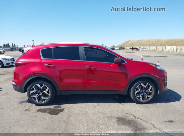 KNDPN3AC2L7684636 2020 KIA SPORTAGE Красный Вид задней части салона