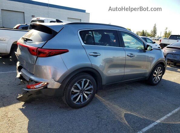 KNDPN3AC3K7613105 2019 KIA SPORTAGE Серебряный Задняя правая четверть