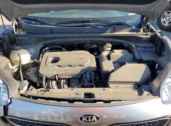 KNDPN3AC3K7613105 2019 KIA SPORTAGE Серебряный Вид задней части салона