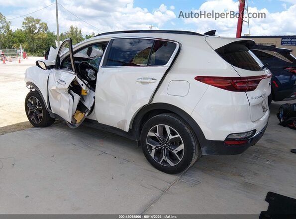 KNDPN3AC3M7851376 2021 KIA SPORTAGE White უკანა მარცხენა