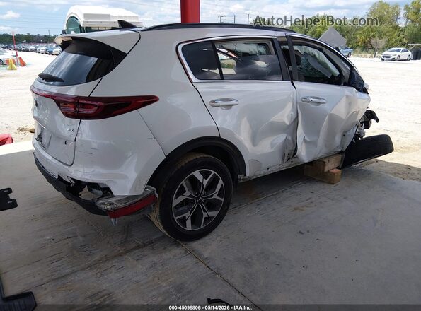 KNDPN3AC3M7851376 2021 KIA SPORTAGE White უკანა მარჯვენა