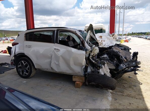 KNDPN3AC3M7851376 2021 KIA SPORTAGE White უკანა სალონის ხედი