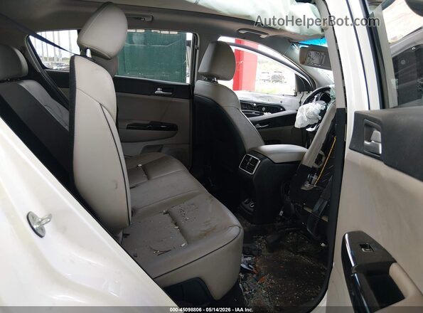 KNDPN3AC3M7851376 2021 KIA SPORTAGE White VIN კოდის სტიკერის ხედი