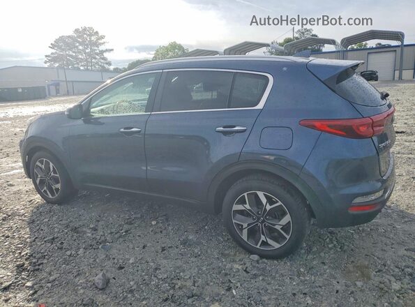 KNDPN3AC5M7933075 2021 KIA SPORTAGE Blue Tył lewy