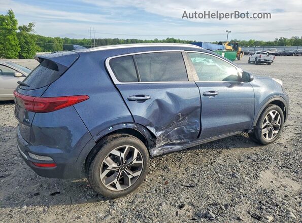 KNDPN3AC5M7933075 2021 KIA SPORTAGE Blue Tył prawy