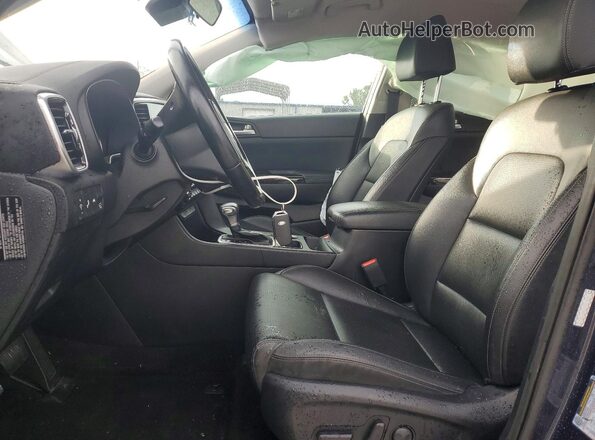 KNDPN3AC5M7933075 2021 KIA SPORTAGE Blue Widok wnętrza z przodu