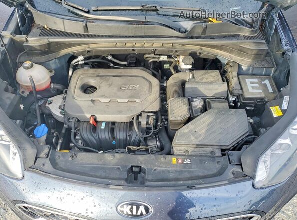 KNDPN3AC5M7933075 2021 KIA SPORTAGE Blue Widok komory silnika