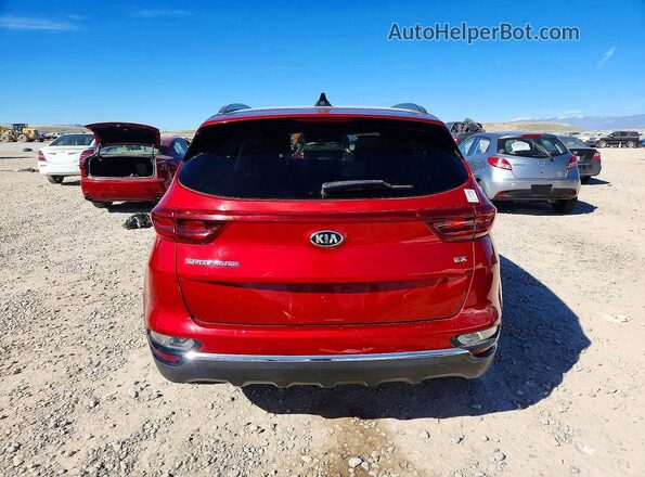 KNDPN3AC9M7846974 2021 KIA SPORTAGE Бордовый Вид сзади