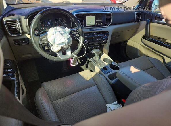 KNDPN3AC9M7846974 2021 KIA SPORTAGE Бордовый Вид панели приборов
