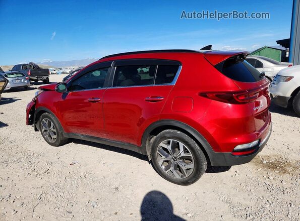 KNDPN3AC9M7846974 2021 KIA SPORTAGE Бордовый Задняя левая четверть