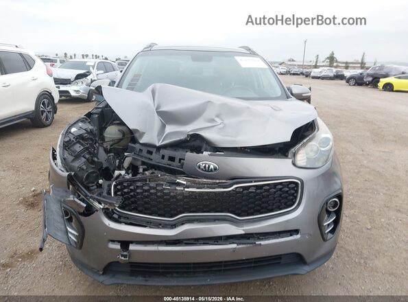KNDPN3ACXJ7386610 2018 KIA SPORTAGE Gray Սարքավորումների վահանակի տեսք