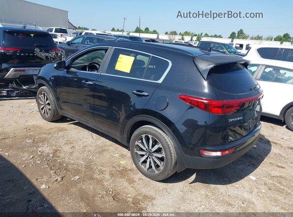 KNDPNCAC1J7319734 2018 KIA SPORTAGE Black Հետևի ձախ