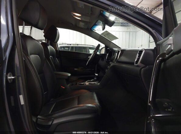 KNDPNCAC2K7548232 2019 KIA SPORTAGE Blue წინა სალონის ხედი