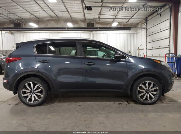 KNDPNCAC2K7548232 2019 KIA SPORTAGE Blue უკანა სალონის ხედი