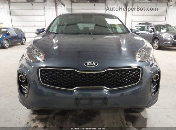 KNDPNCAC2K7548232 2019 KIA SPORTAGE Blue ხელსაწყოთა პანელის ხედი