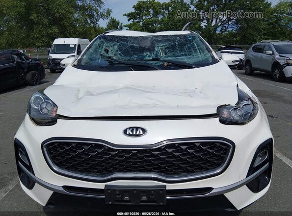 KNDPNCAC4L7788481 2020 KIA SPORTAGE White Vista del cuadro de instrumentos