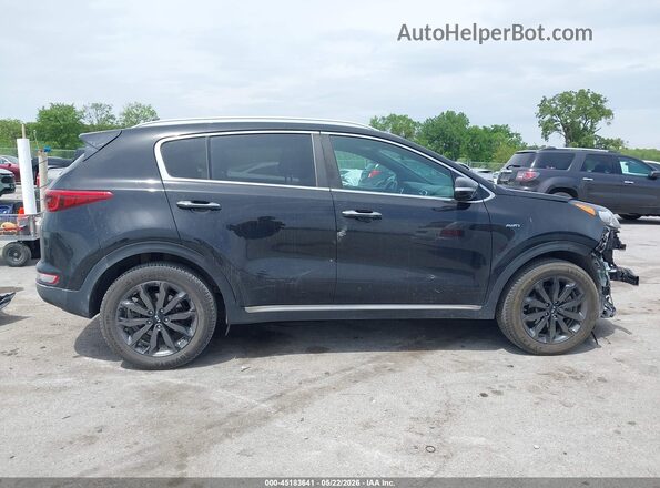 KNDPNCAC6J7443756 2018 KIA SPORTAGE Black Սալոնի հետևի տեսք