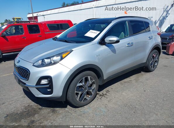 KNDPNCAC7L7809503 2020 KIA SPORTAGE Silver Przód lewy