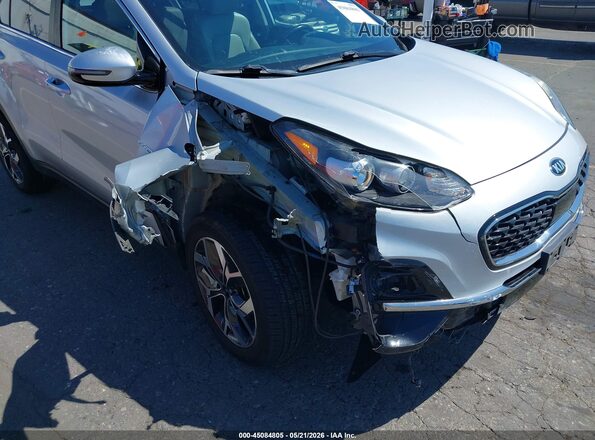 KNDPNCAC7L7809503 2020 KIA SPORTAGE Silver Widok z przodu