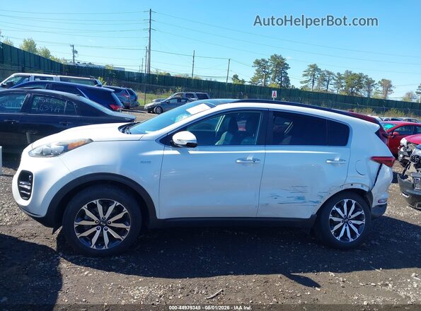 KNDPNCAC9K7611133 2019 KIA SPORTAGE White Widok wnętrza 360 stopni