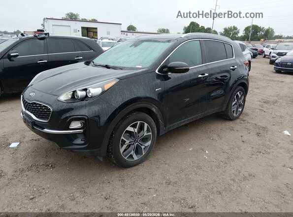 KNDPNCAC9L7804111 2020 KIA SPORTAGE Черный Передняя левая четверть