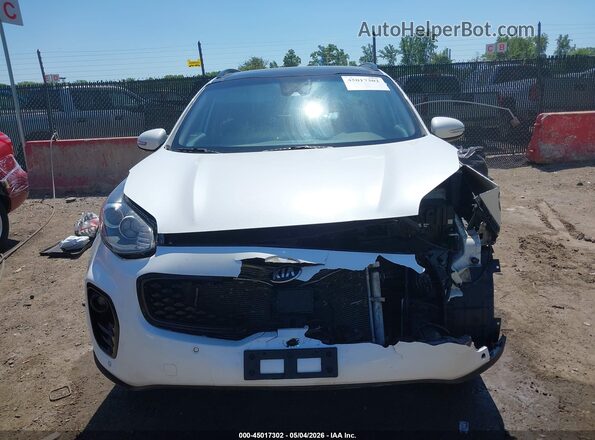KNDPNCACXJ7352991 2018 KIA SPORTAGE White Սարքավորումների վահանակի տեսք