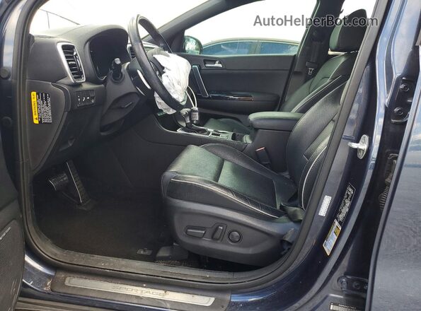 KNDPR3A62L7789515 2020 KIA SPORTAGE Blue Вид салону спереду