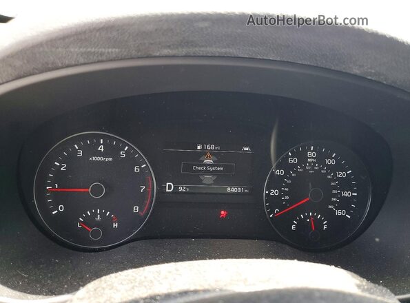 KNDPR3A62L7789515 2020 KIA SPORTAGE Blue Вид щитка приладів
