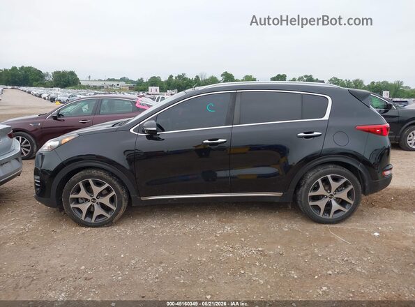 KNDPR3A64H7085551 2017 KIA SPORTAGE Black Widok wnętrza 360 stopni