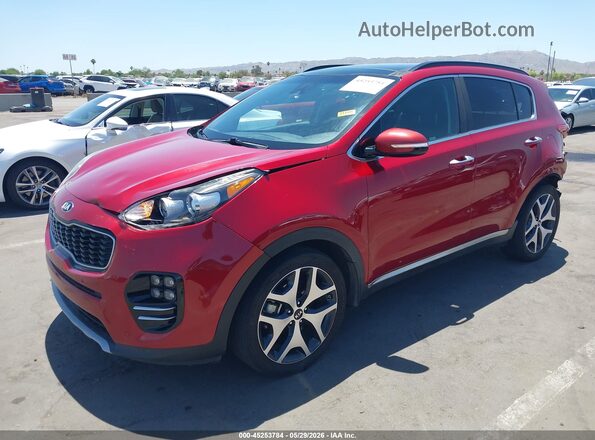 KNDPR3A69K7625922 2019 KIA SPORTAGE Red 