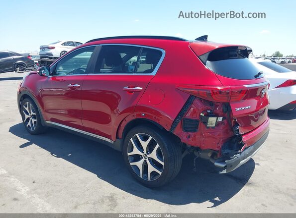 KNDPR3A69K7625922 2019 KIA SPORTAGE Red 