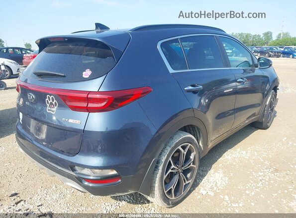 KNDPRCA67N7006272 2022 KIA SPORTAGE Blue უკანა მარჯვენა