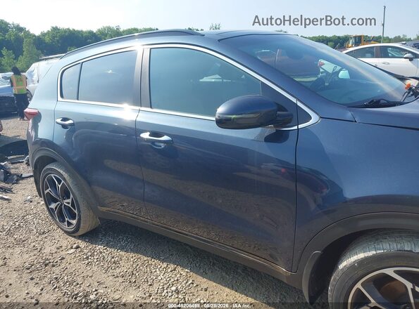 KNDPRCA67N7006272 2022 KIA SPORTAGE Blue უკანა სალონის ხედი