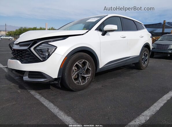 KNDPU3DF1R7258034 2024 KIA SPORTAGE White Vista tres cuartos delantera izquierda